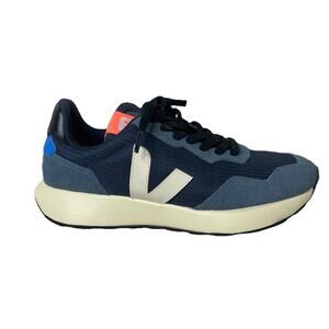 VEJA Paulistana Ripstop Nautico Pierre Sneakers Suede Accents Blue Sz 9 / 40